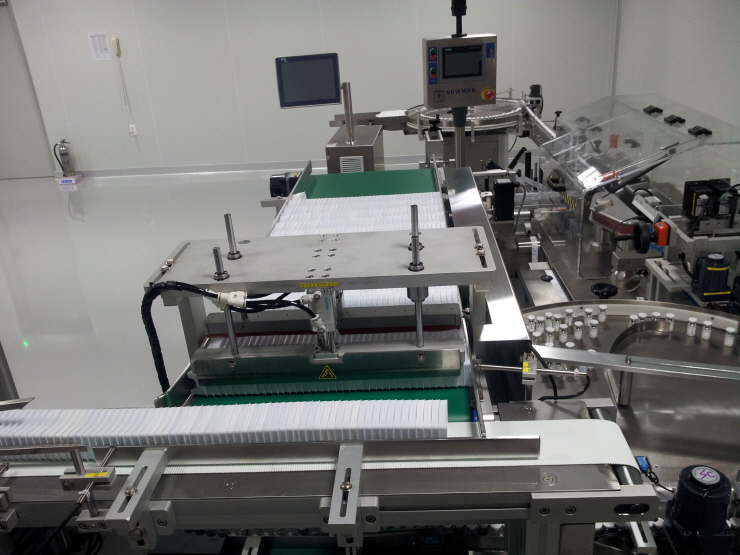 Inner paper supply device for kp200 vial