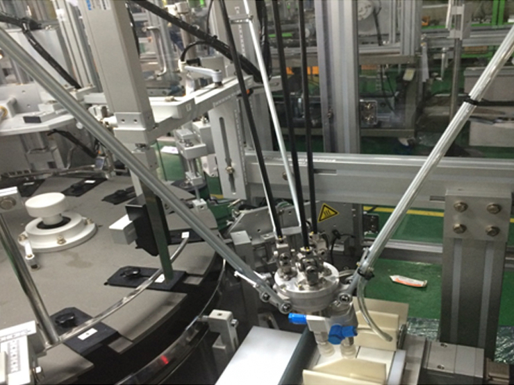 Installation of product supply robot